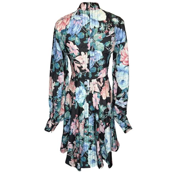 Zimmermann Verity Rouleau Short Linen Floral Dress, size 0 / US 4 - Picture 2 of 7
